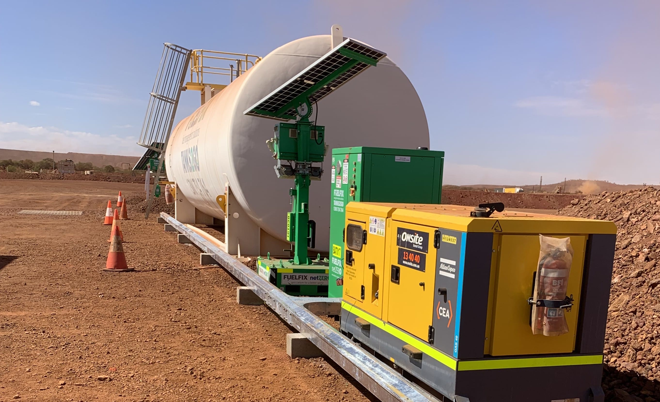 BESS energy storage system fuelfix ESU25 on site 3