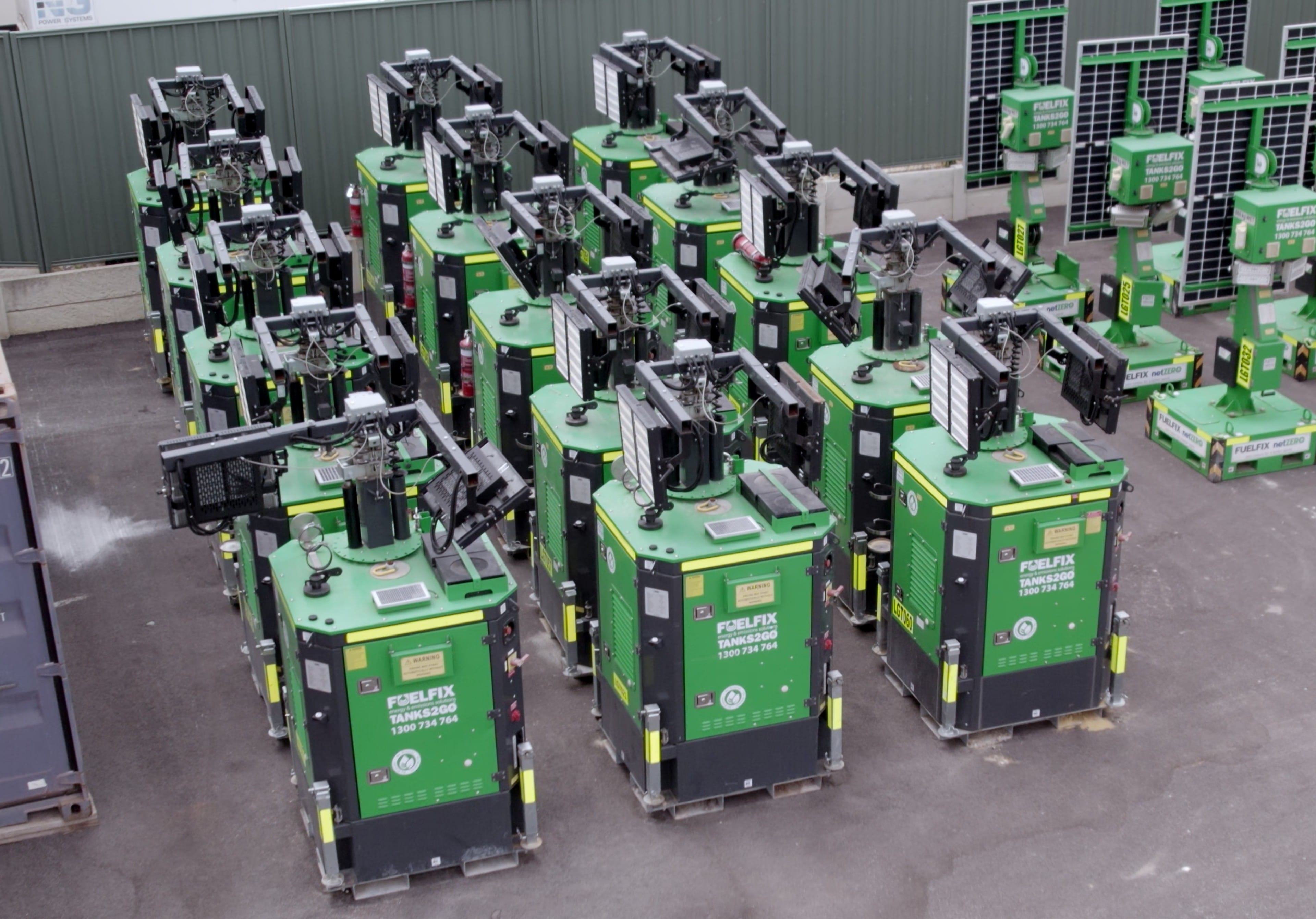 HL270 light tower ex-rental range in the yard