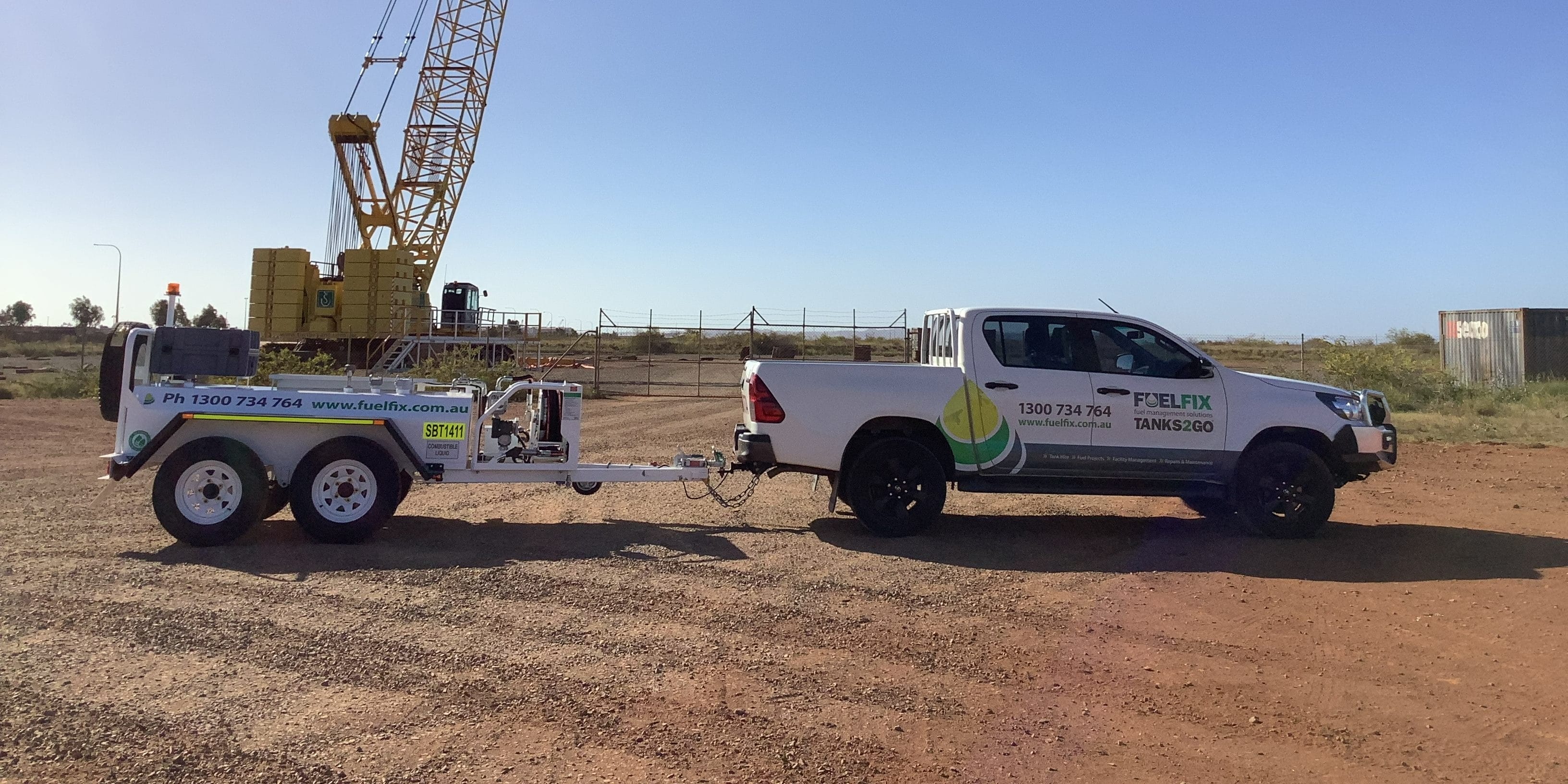 Mobile fuel trailer enabling onsite refuelling for fuel‑critical operations in remote and regional locations